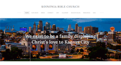 Desktop Screenshot of koinoniabiblechurch.org